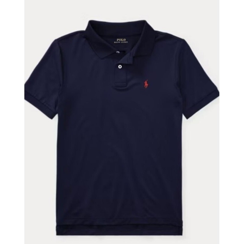 Polo‎ Ralph Lauren Performance Jersey Polo Shirt Boys M 10-12 Boy